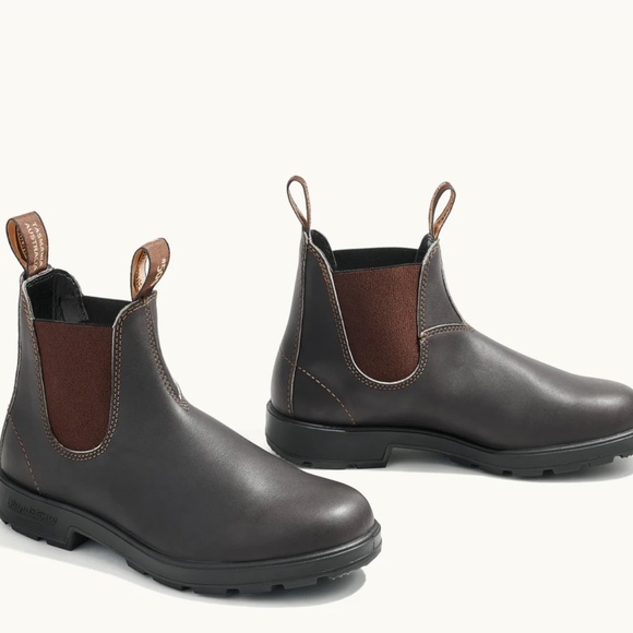 Blundstone Men\'s Originals #500 Stout Brown Leather Chelsea Boots, US 11.5